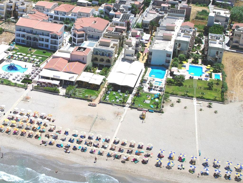 Odyssia Beach Hotel Rethymno Exterior foto