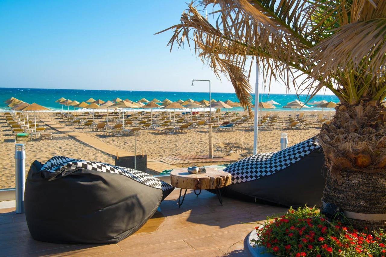 Odyssia Beach Hotel Rethymno Exterior foto