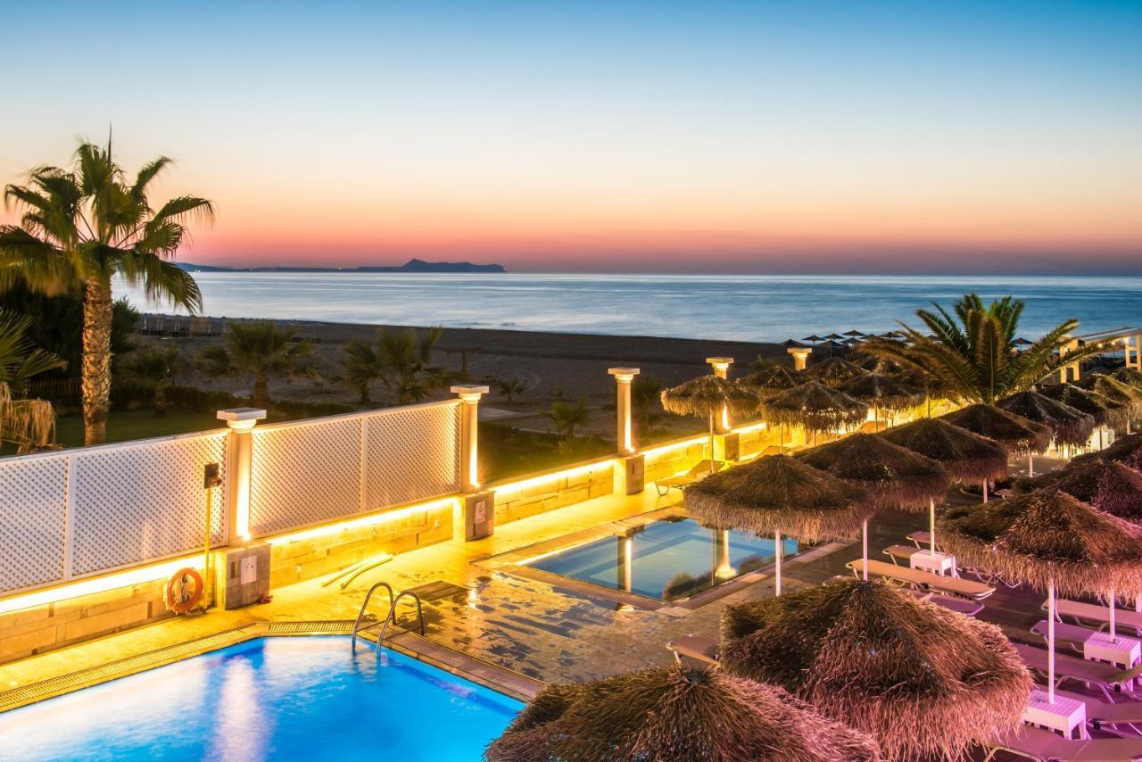 Odyssia Beach Hotel Rethymno Exterior foto